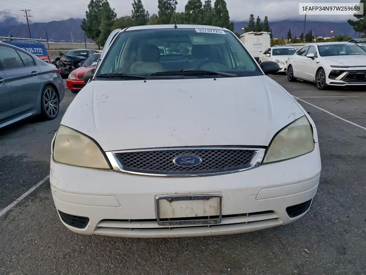 1FAFP34N97W259659 2007 Ford Focus Zx4