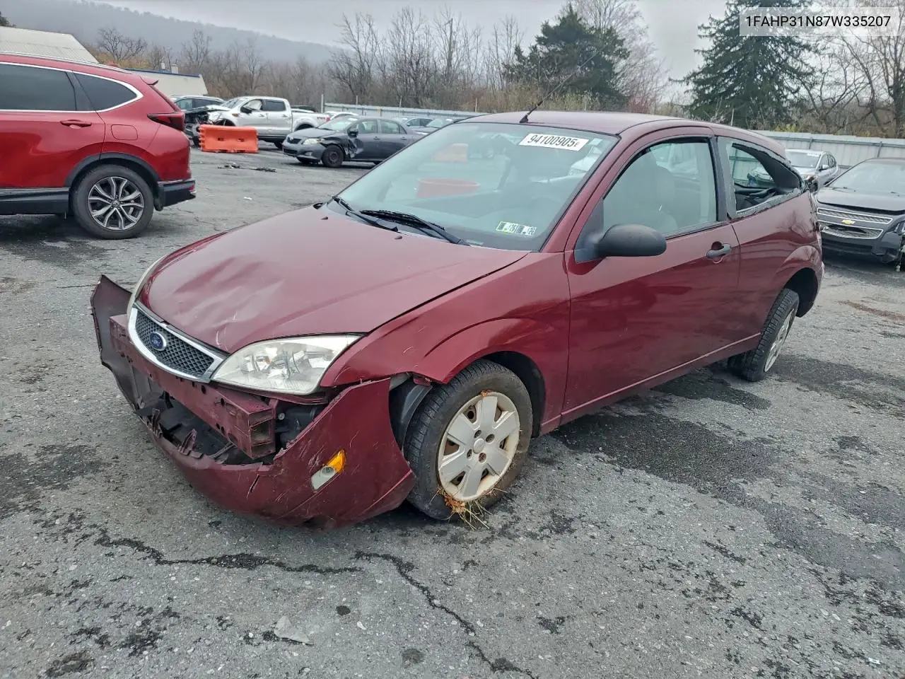 1FAHP31N87W335207 2007 Ford Focus Zx3