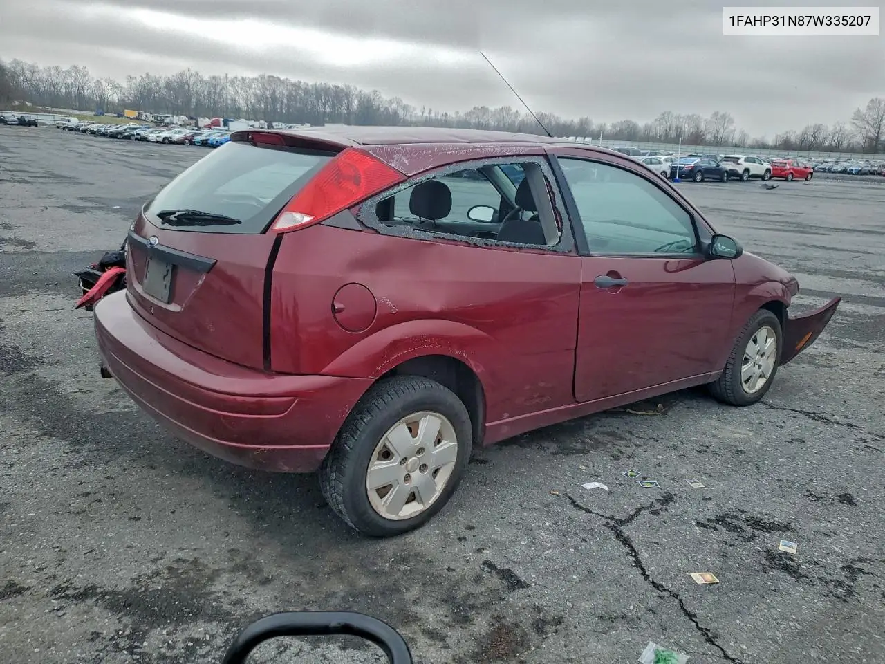 1FAHP31N87W335207 2007 Ford Focus Zx3