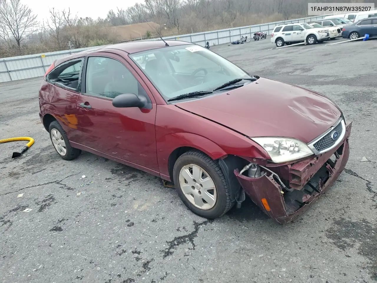 1FAHP31N87W335207 2007 Ford Focus Zx3