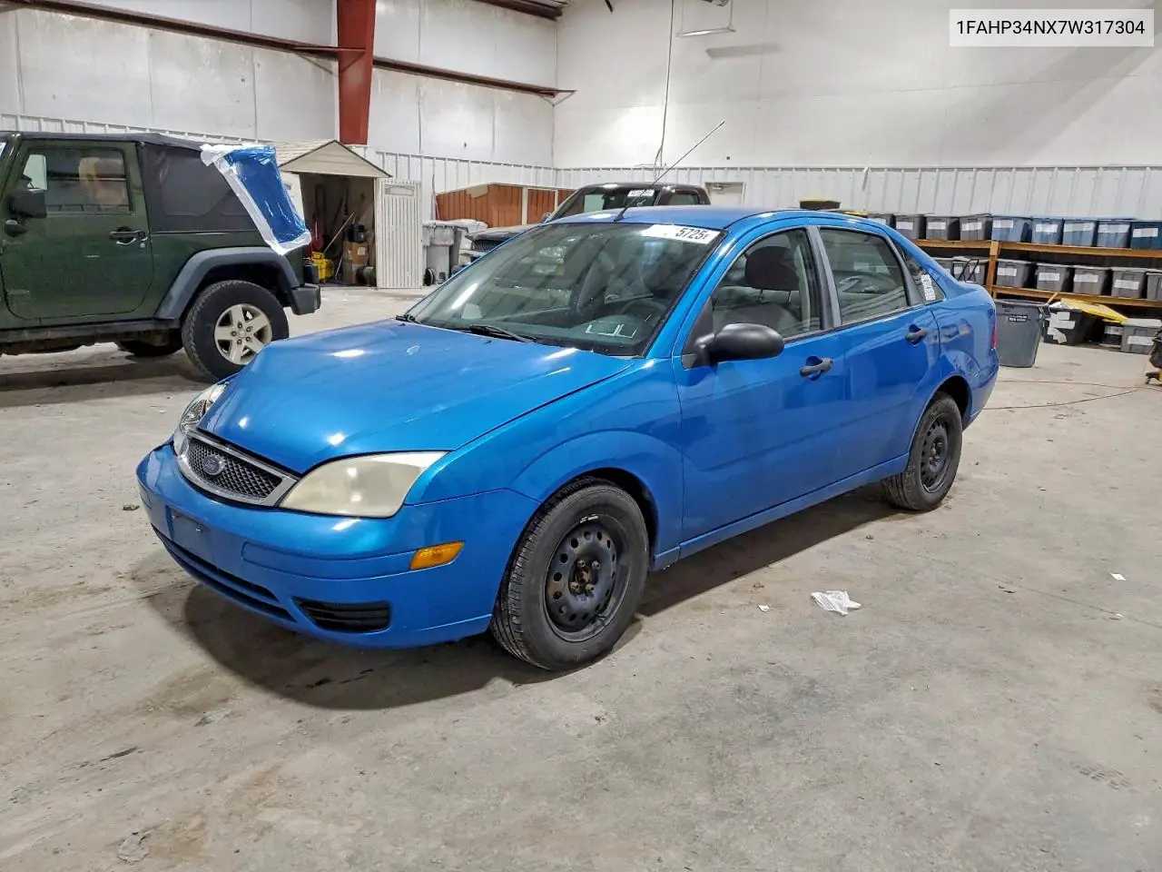 1FAHP34NX7W317304 2007 Ford Focus Zx4
