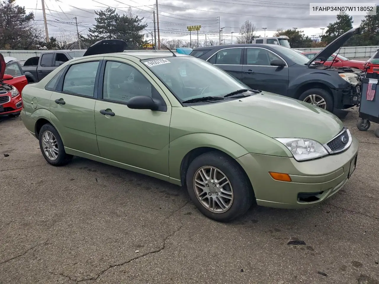 1FAHP34N07W118052 2007 Ford Focus Zx4