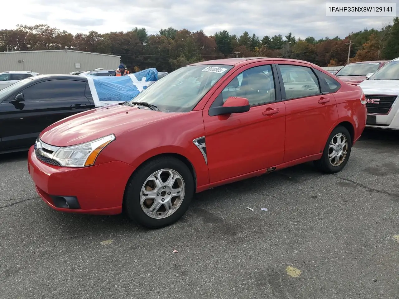 1FAHP35NX8W129141 2008 Ford Focus Se