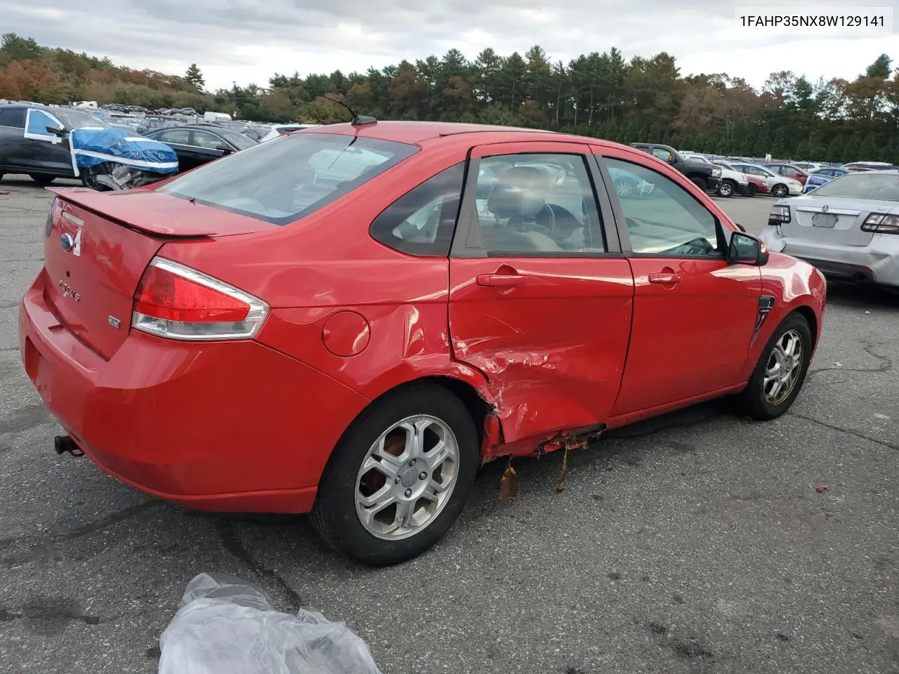 1FAHP35NX8W129141 2008 Ford Focus Se
