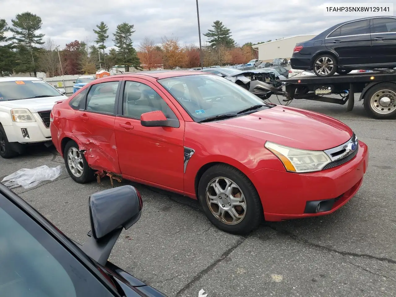 1FAHP35NX8W129141 2008 Ford Focus Se