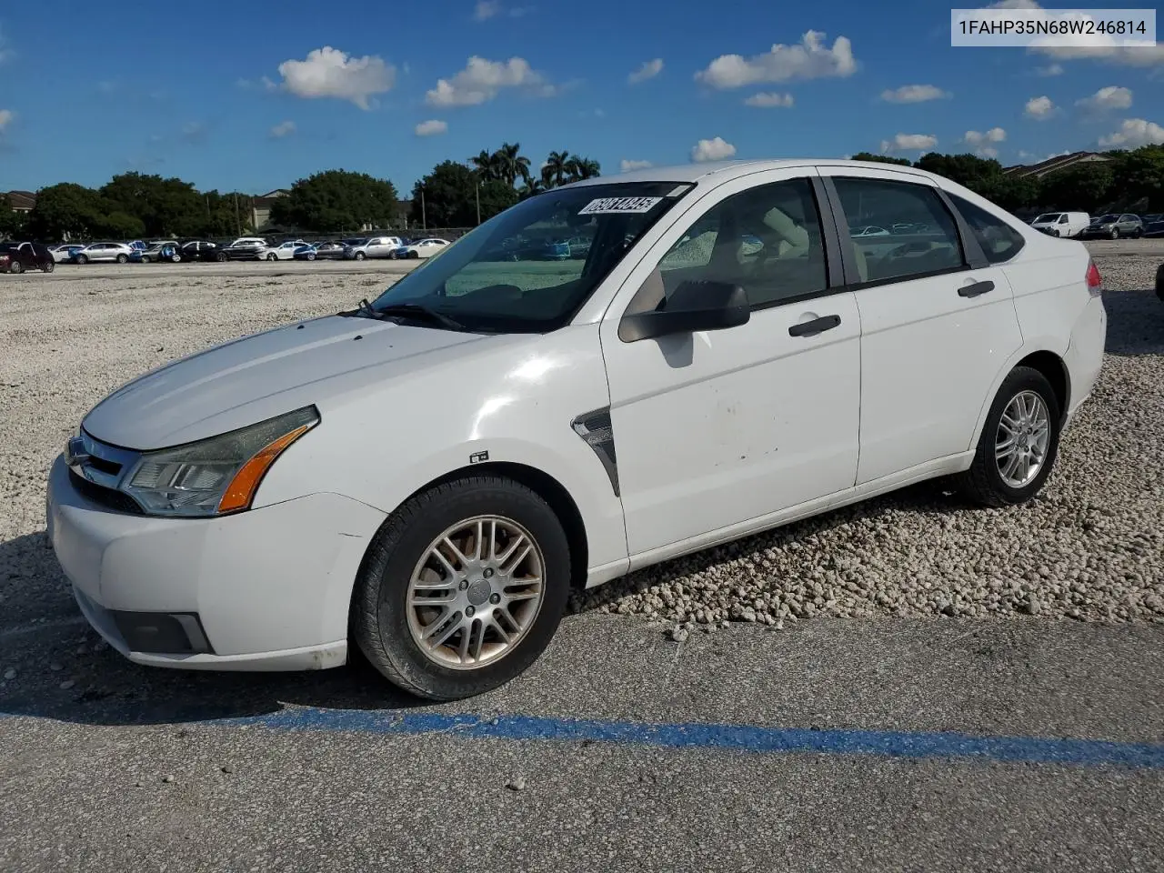 1FAHP35N68W246814 2008 Ford Focus Se