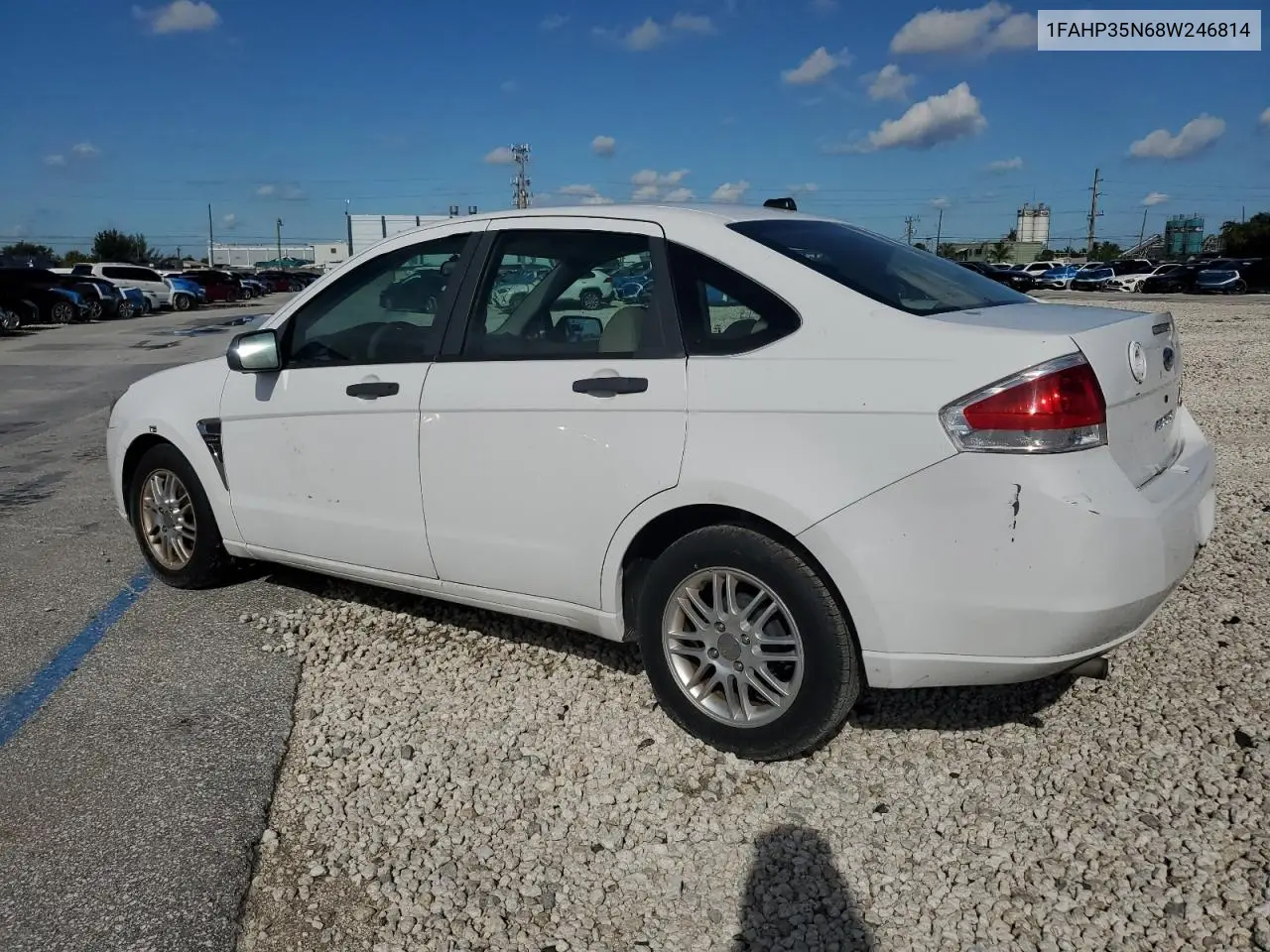 1FAHP35N68W246814 2008 Ford Focus Se