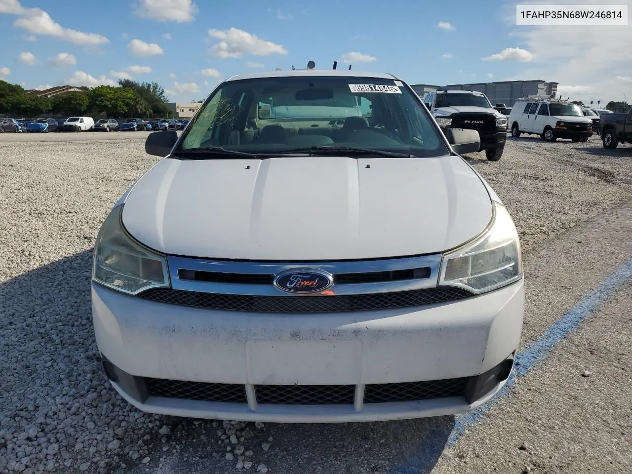 1FAHP35N68W246814 2008 Ford Focus Se
