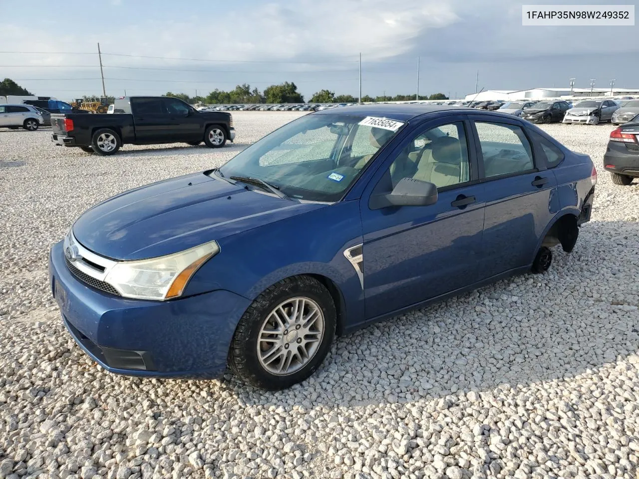 1FAHP35N98W249352 2008 Ford Focus Se