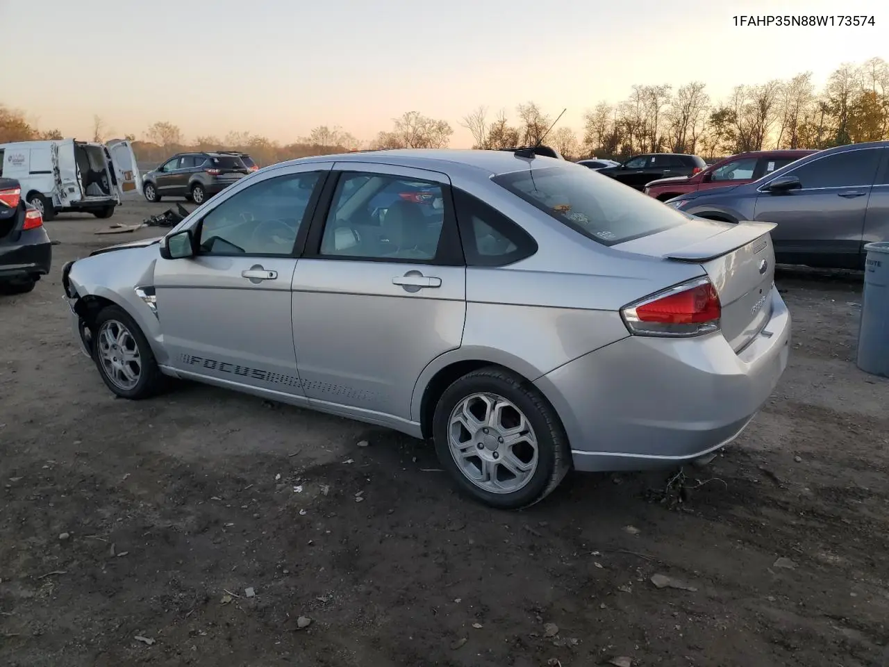 1FAHP35N88W173574 2008 Ford Focus Se