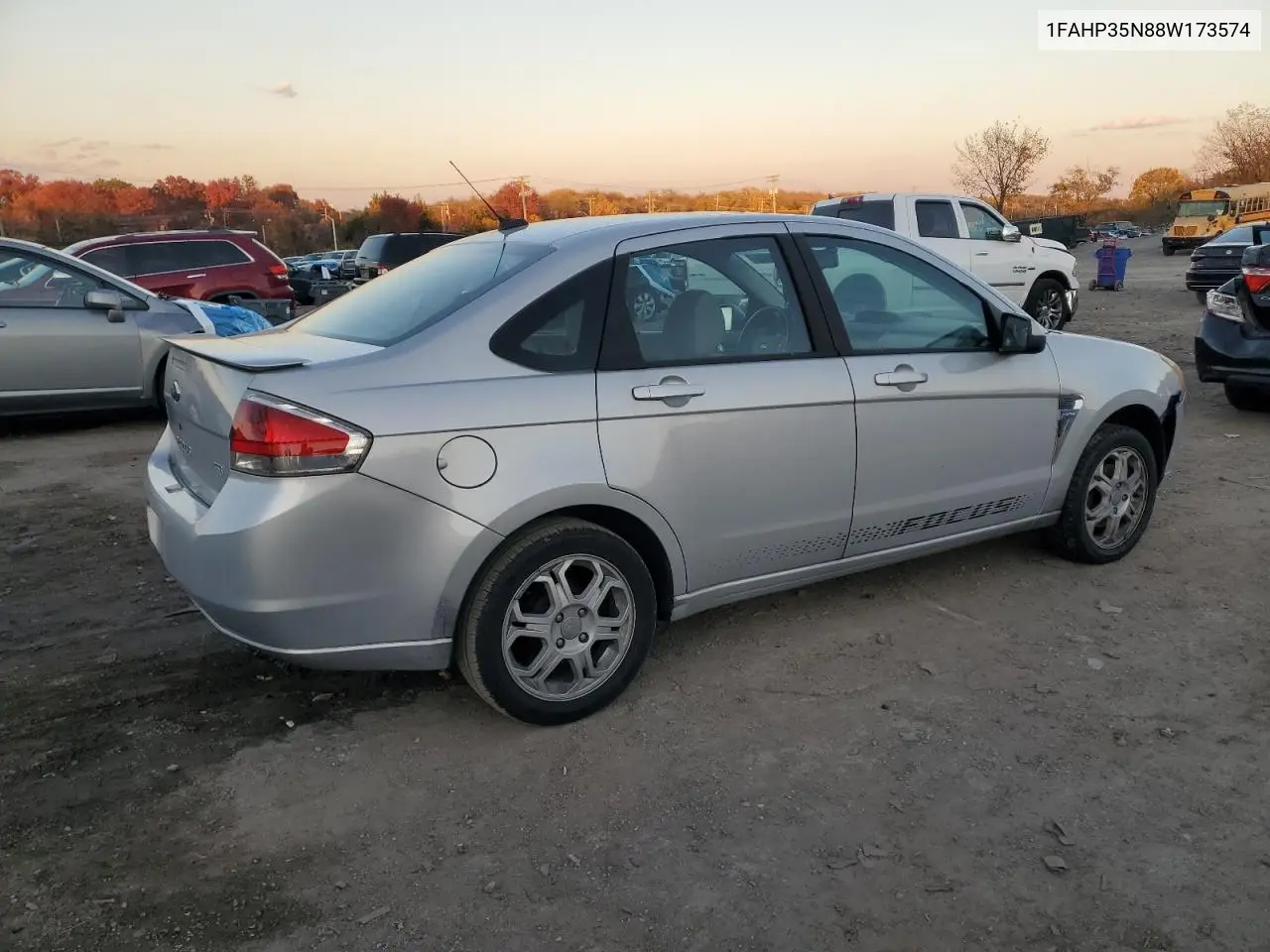 1FAHP35N88W173574 2008 Ford Focus Se
