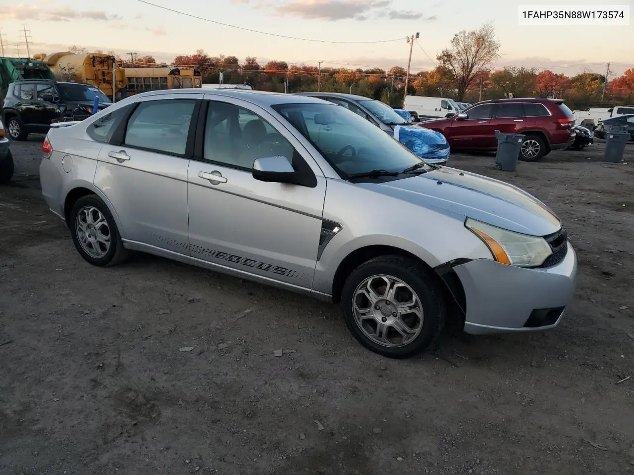 1FAHP35N88W173574 2008 Ford Focus Se