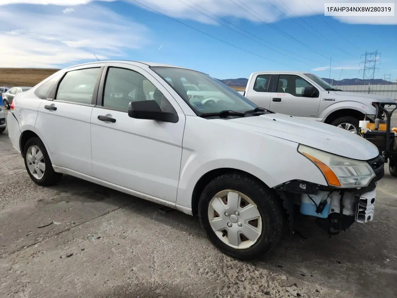 1FAHP34NX8W280319 2008 Ford Focus S/Se