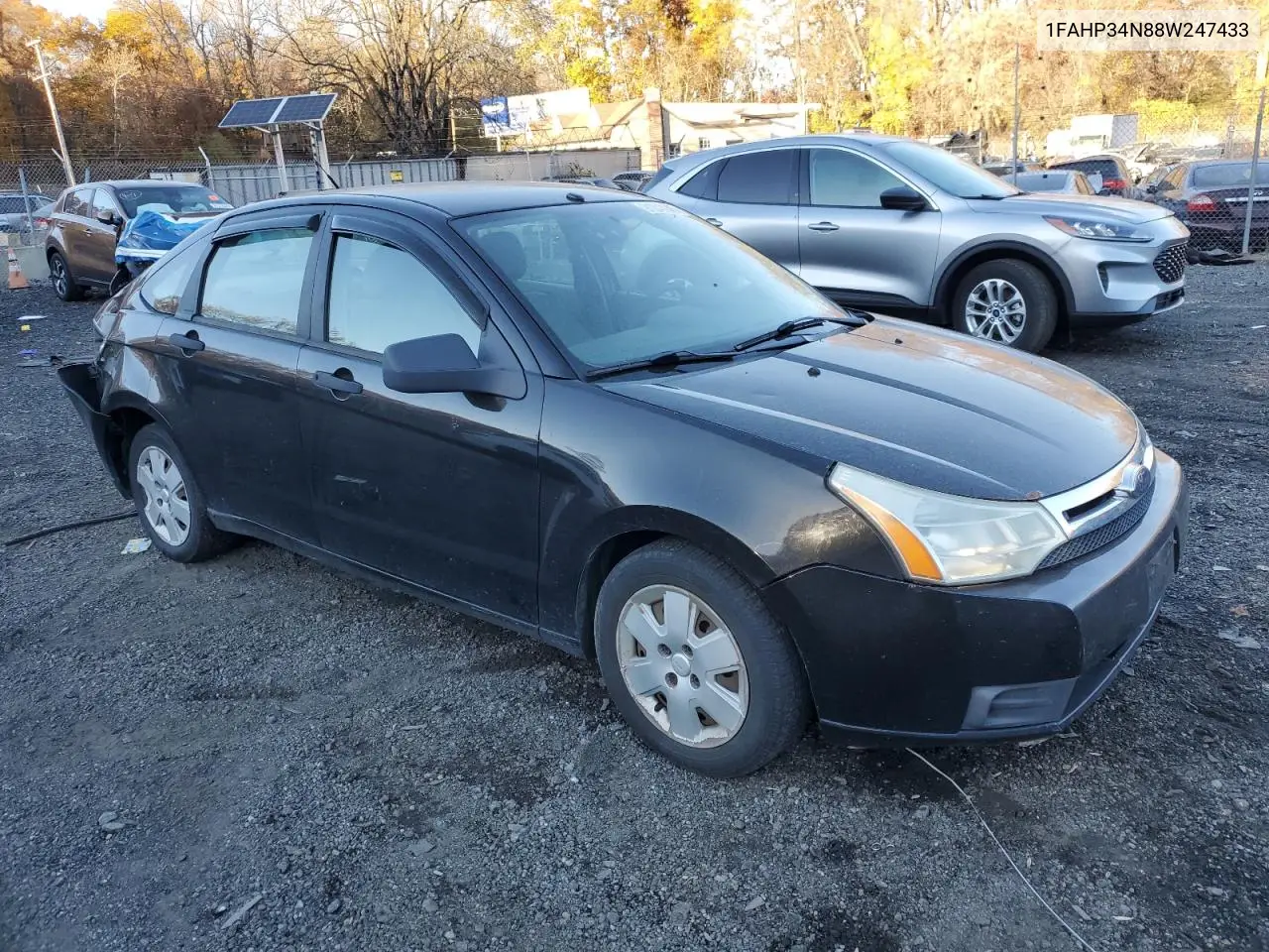 1FAHP34N88W247433 2008 Ford Focus S/Se