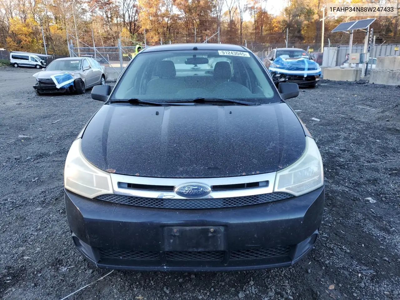 1FAHP34N88W247433 2008 Ford Focus S/Se