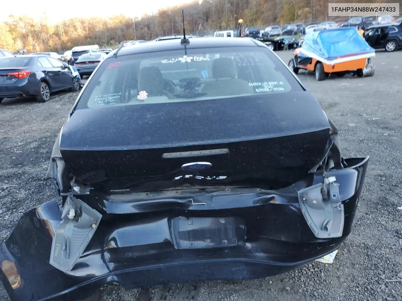 1FAHP34N88W247433 2008 Ford Focus S/Se