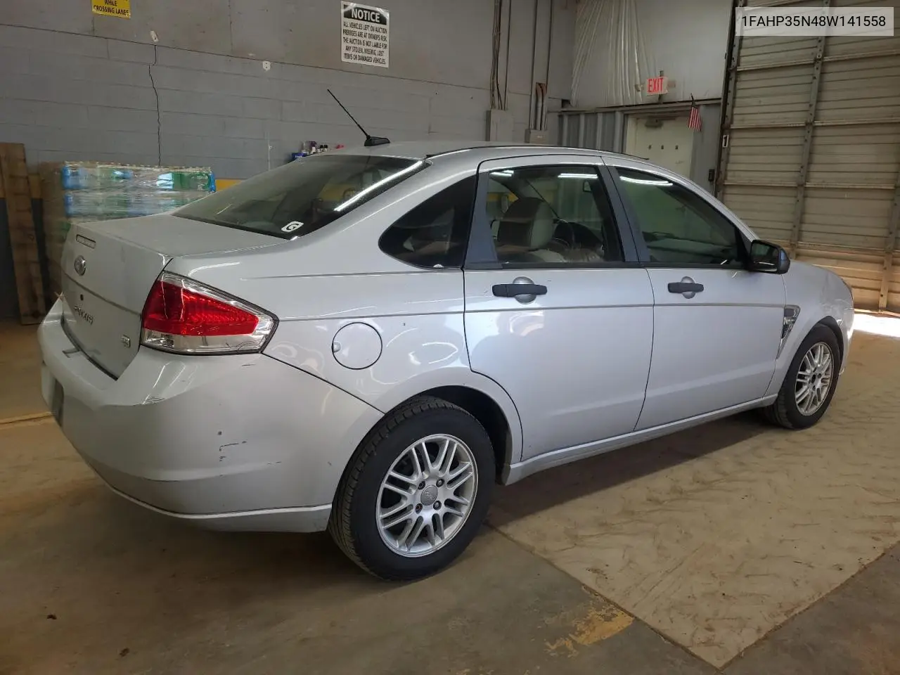 1FAHP35N48W141558 2008 Ford Focus Se