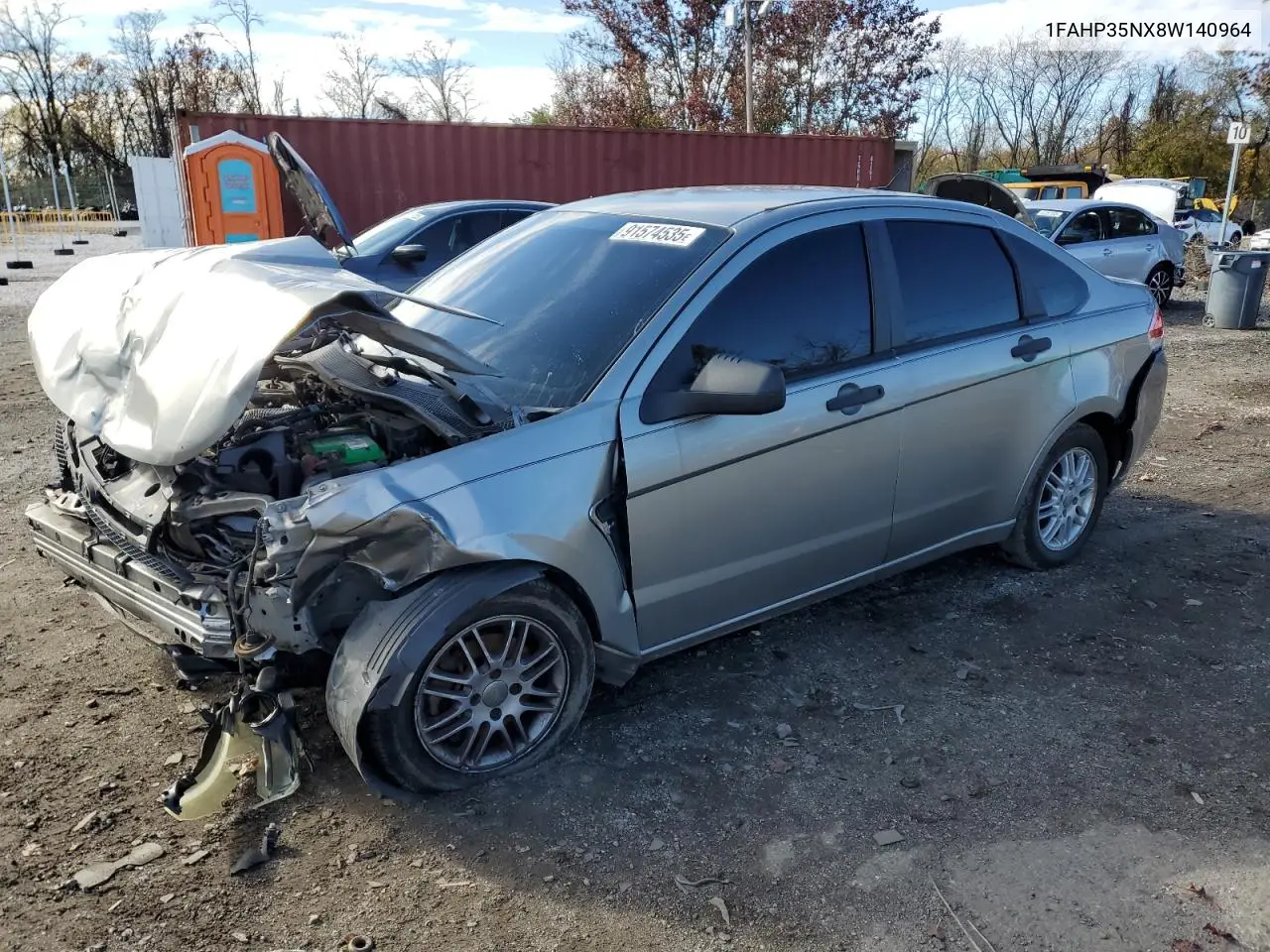 1FAHP35NX8W140964 2008 Ford Focus Se