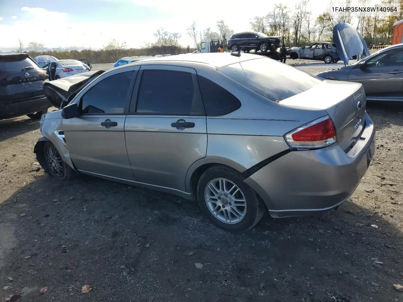 1FAHP35NX8W140964 2008 Ford Focus Se