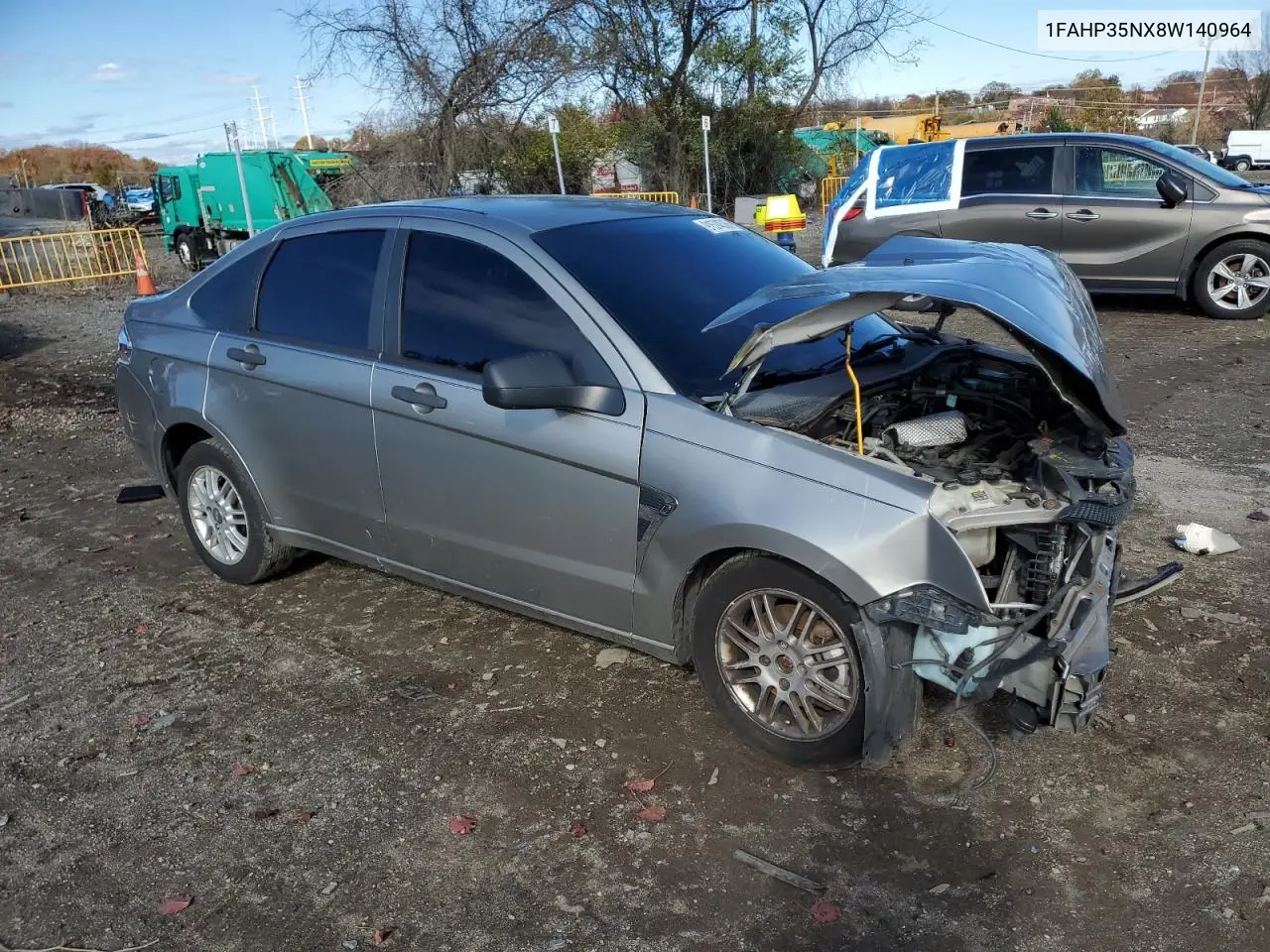 1FAHP35NX8W140964 2008 Ford Focus Se