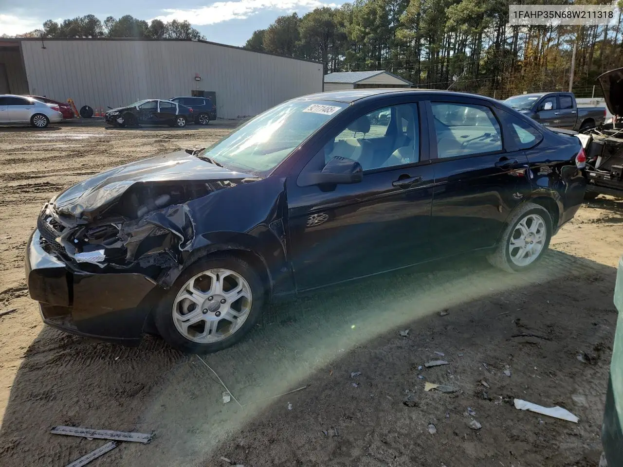 1FAHP35N68W211318 2008 Ford Focus Se