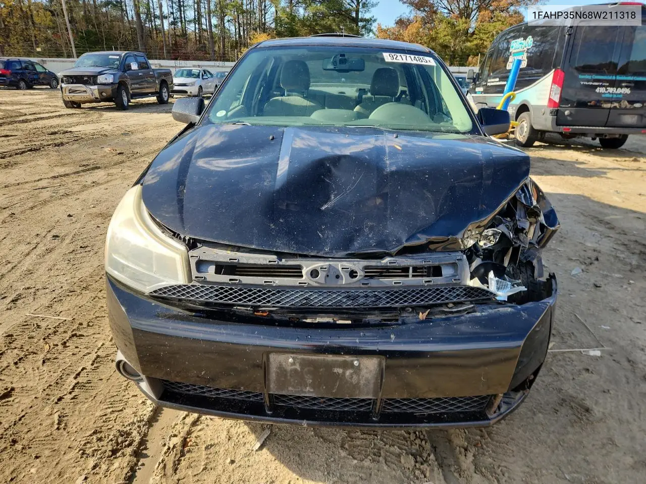 1FAHP35N68W211318 2008 Ford Focus Se