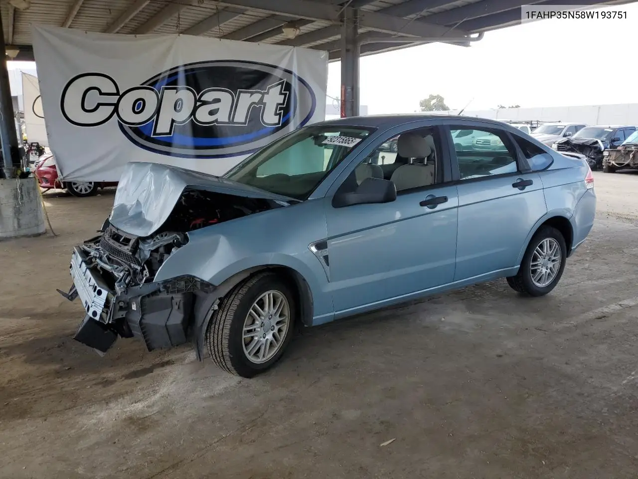 1FAHP35N58W193751 2008 Ford Focus Se