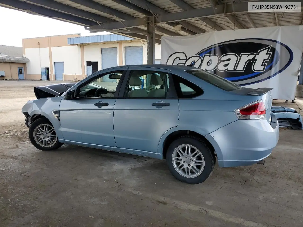 1FAHP35N58W193751 2008 Ford Focus Se
