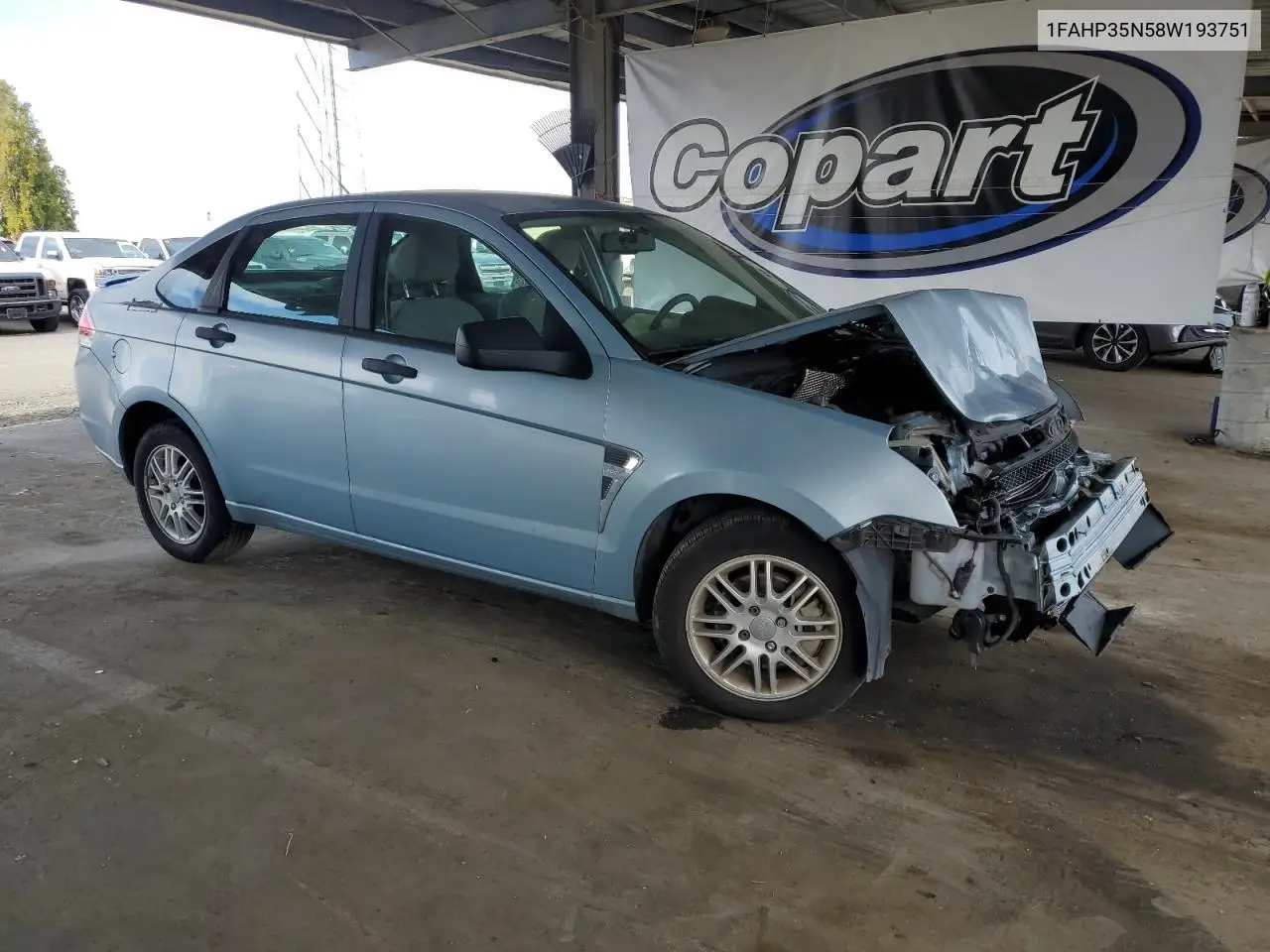 1FAHP35N58W193751 2008 Ford Focus Se