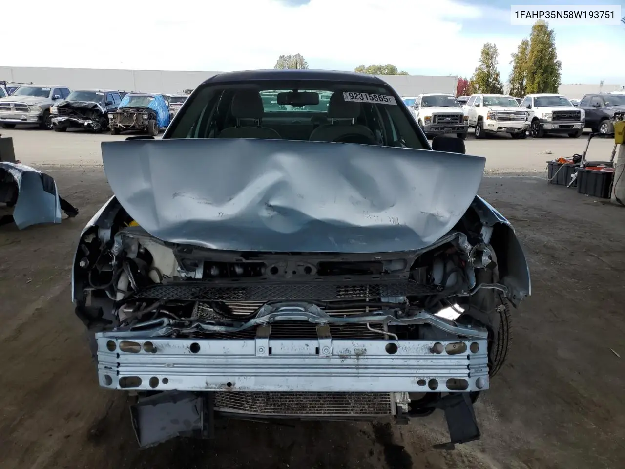 1FAHP35N58W193751 2008 Ford Focus Se