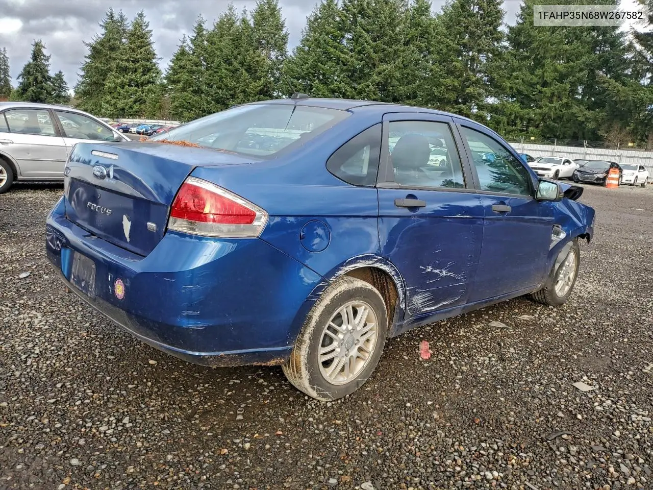 1FAHP35N68W267582 2008 Ford Focus Se