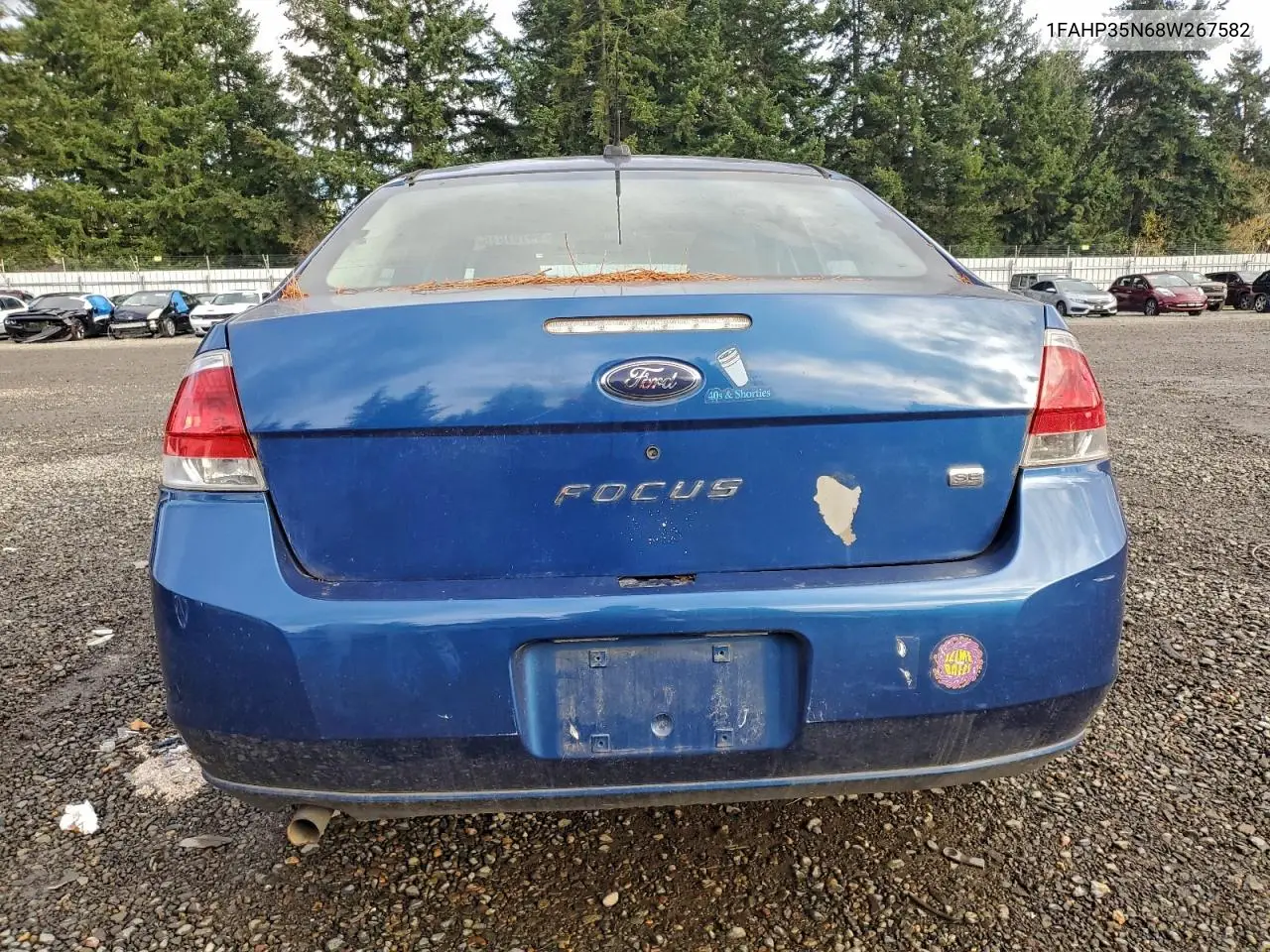1FAHP35N68W267582 2008 Ford Focus Se