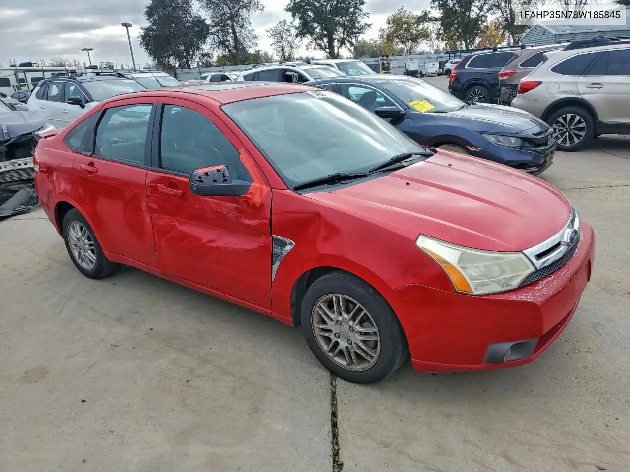 1FAHP35N78W185845 2008 Ford Focus Se