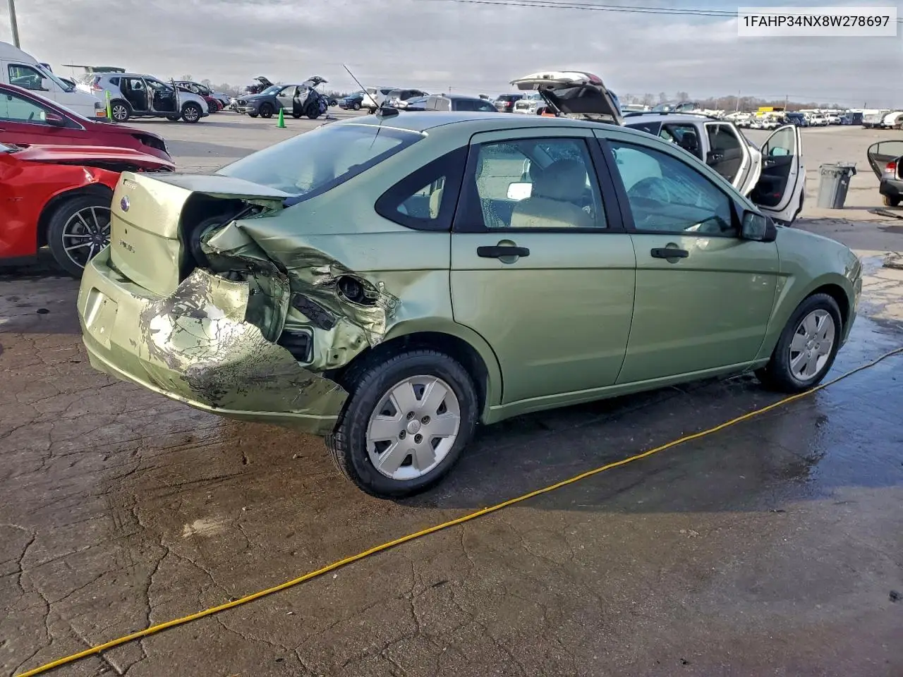1FAHP34NX8W278697 2008 Ford Focus S/Se