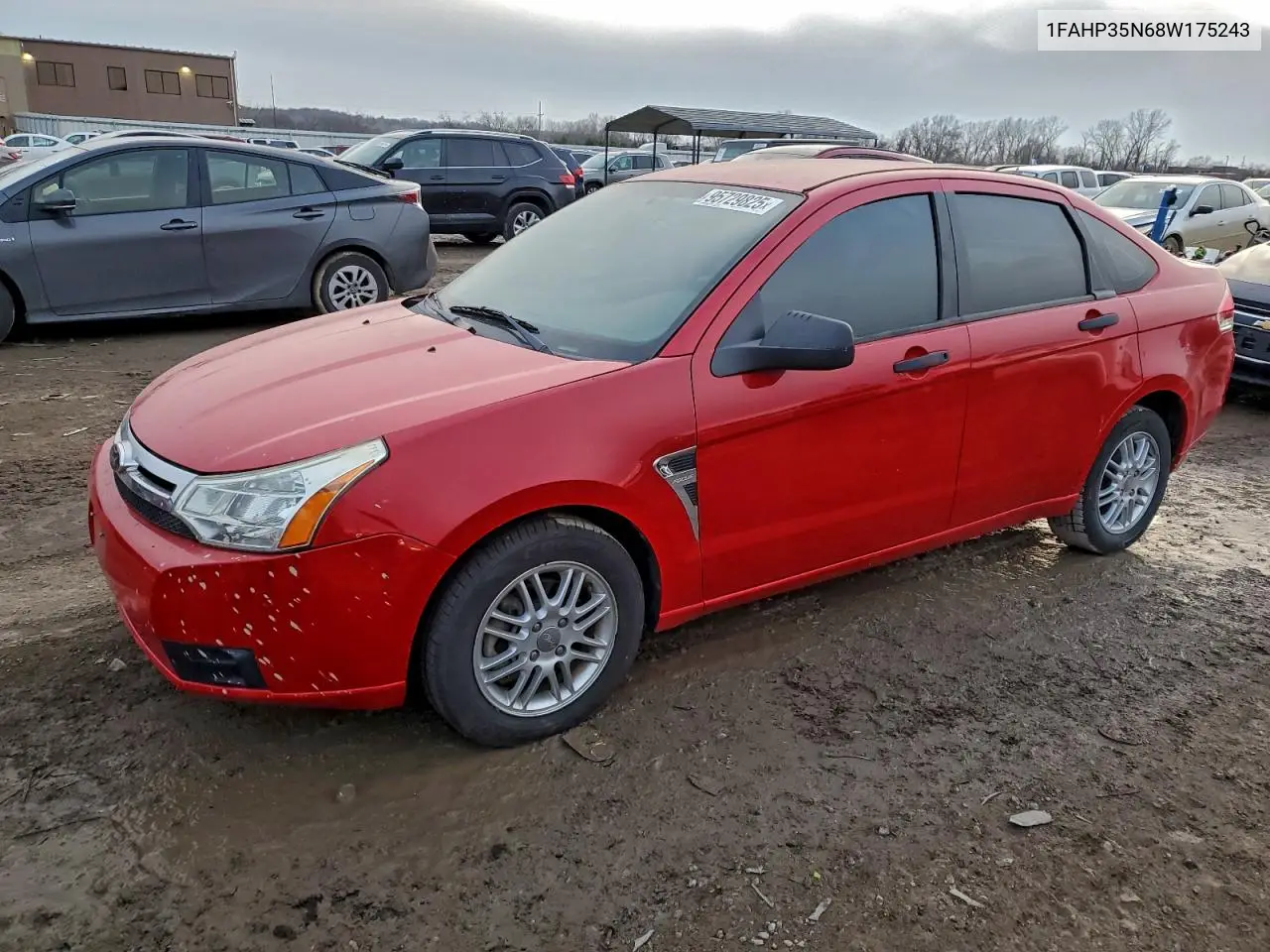 1FAHP35N68W175243 2008 Ford Focus Se