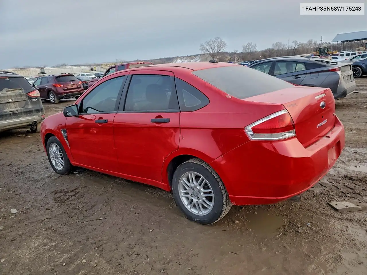 1FAHP35N68W175243 2008 Ford Focus Se