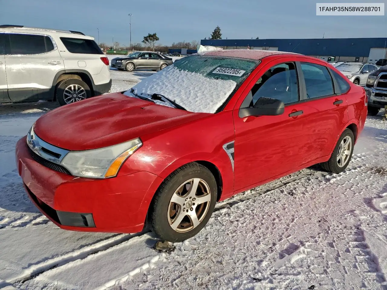 1FAHP35N58W288701 2008 Ford Focus Se