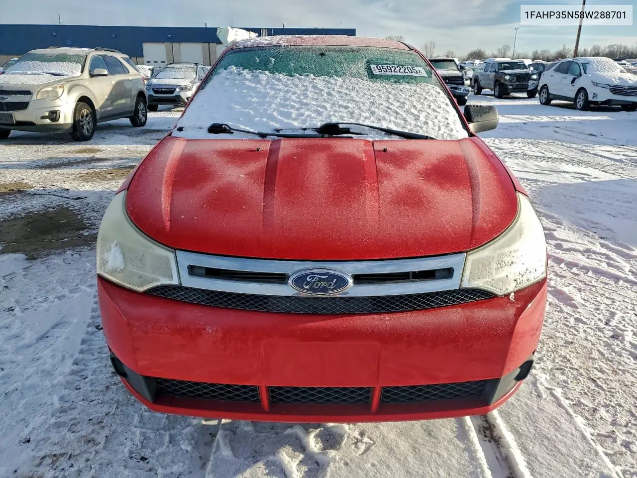 1FAHP35N58W288701 2008 Ford Focus Se