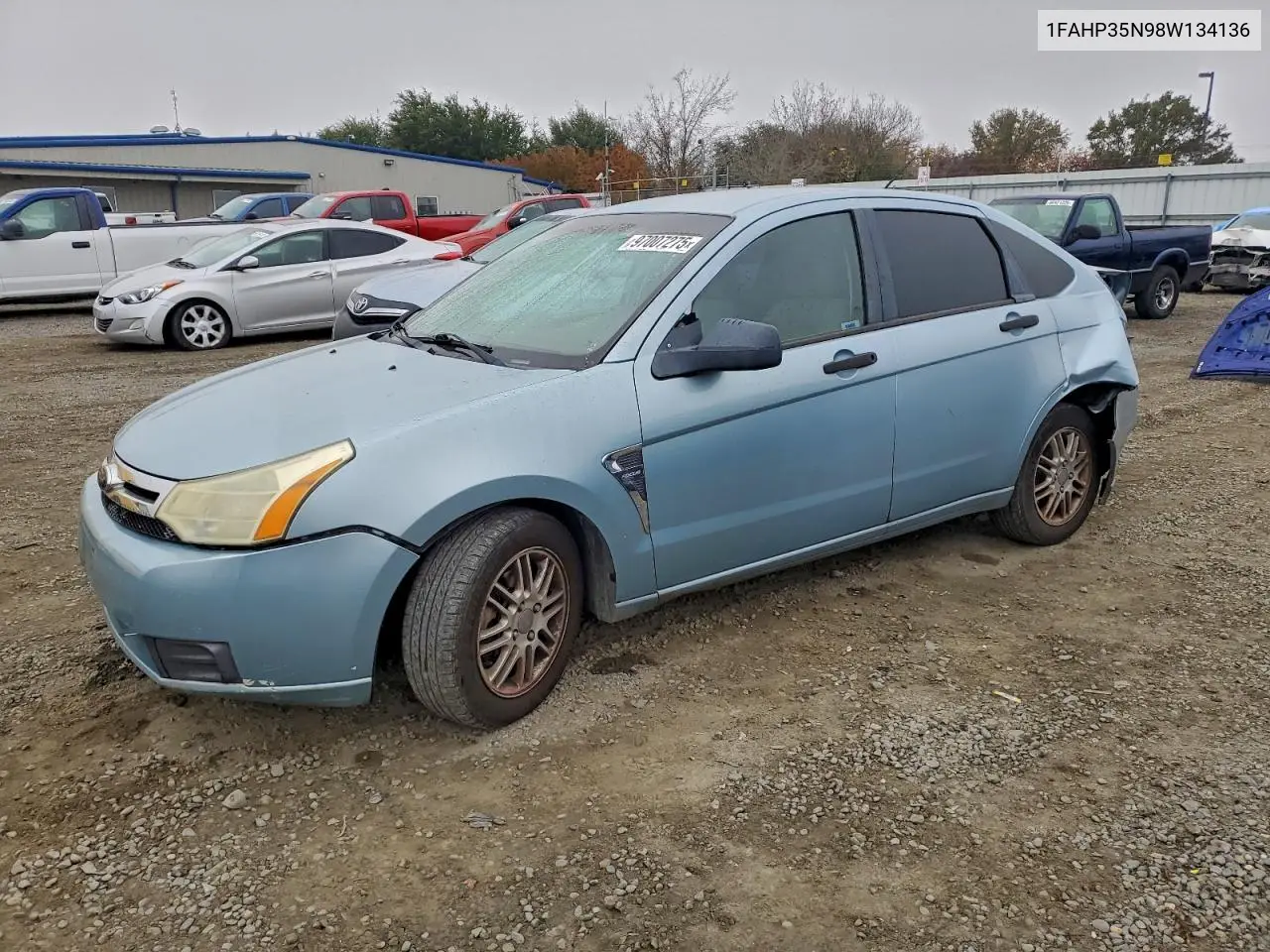 1FAHP35N98W134136 2008 Ford Focus Se