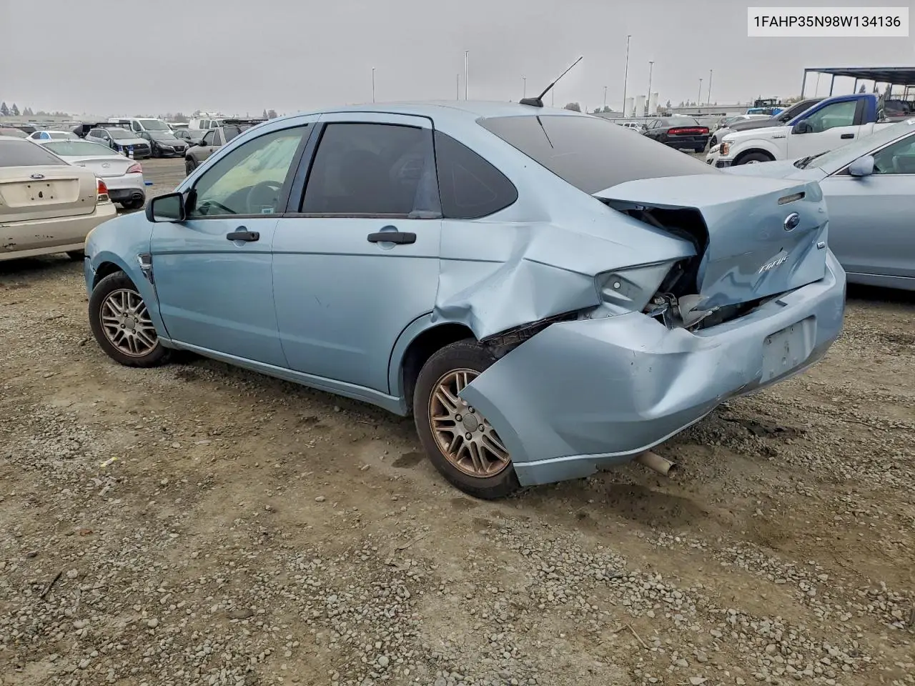 1FAHP35N98W134136 2008 Ford Focus Se