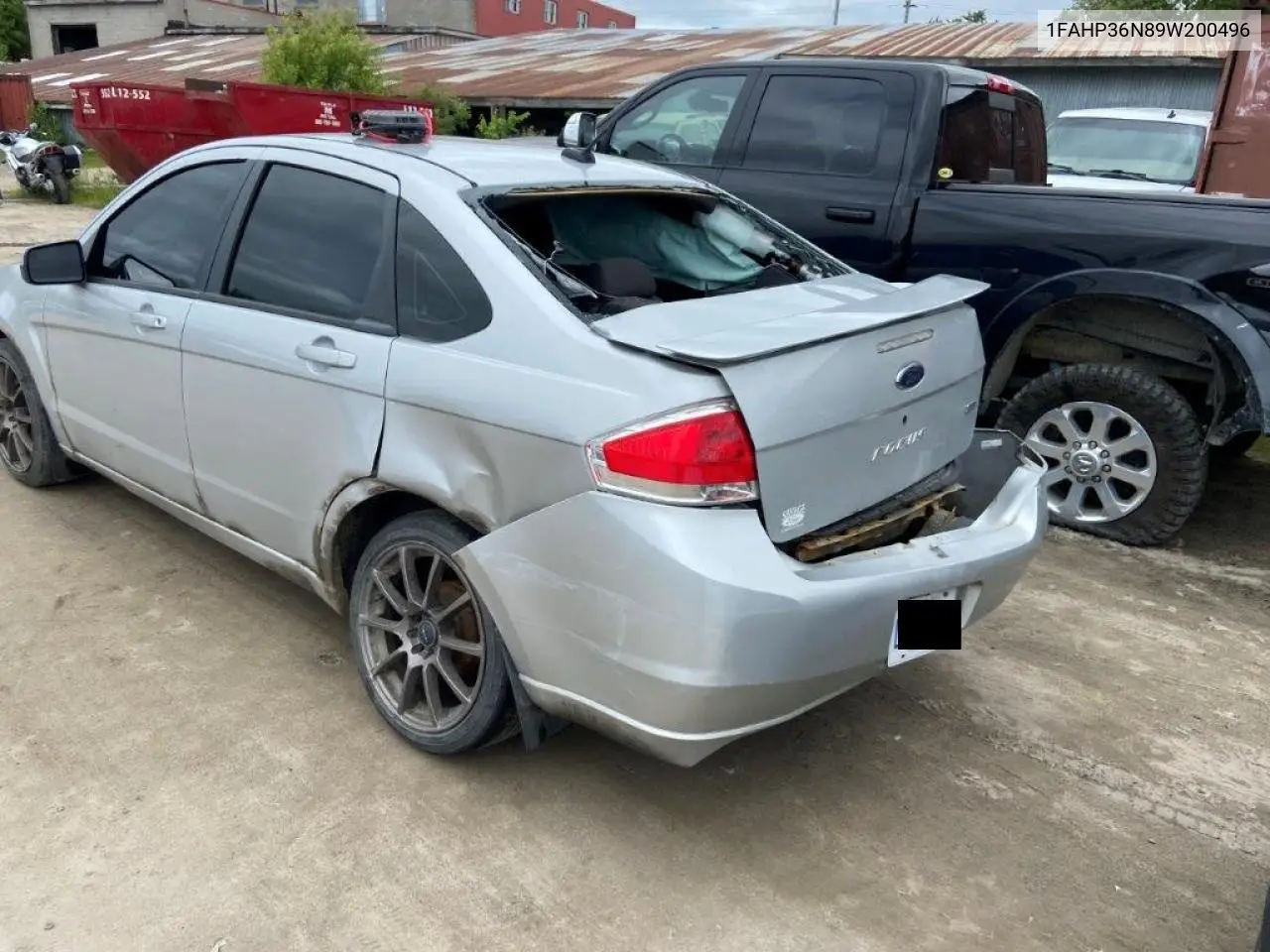 1FAHP36N89W200496 2009 Ford Focus Ses