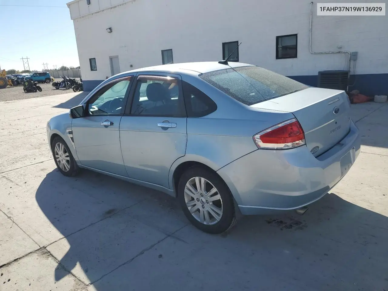 1FAHP37N19W136929 2009 Ford Focus Sel