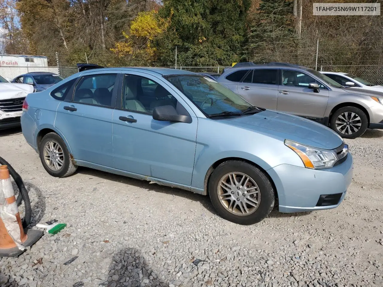 1FAHP35N69W117201 2009 Ford Focus Se