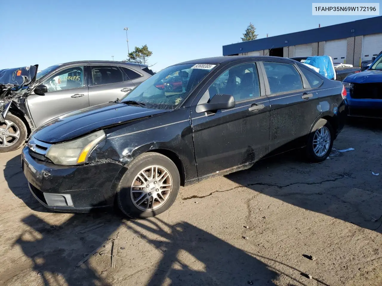 1FAHP35N69W172196 2009 Ford Focus Se