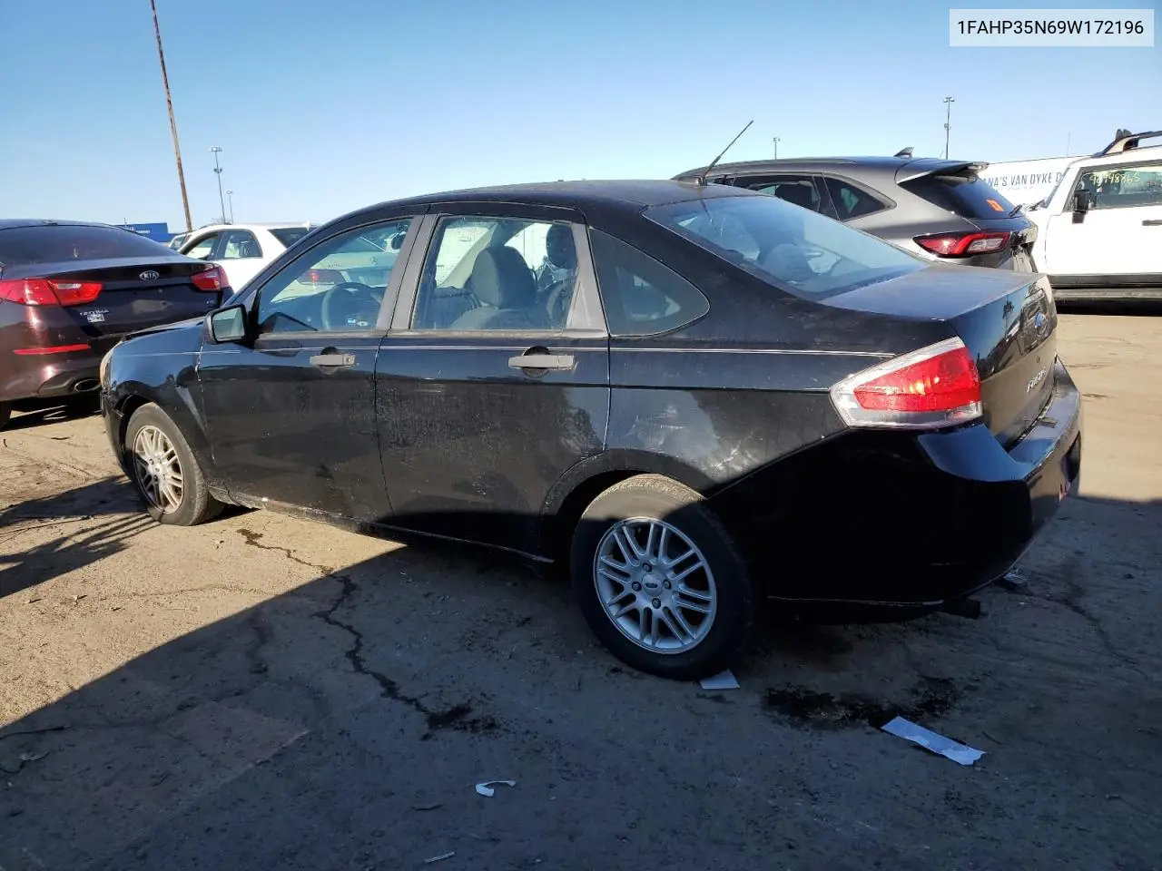 1FAHP35N69W172196 2009 Ford Focus Se