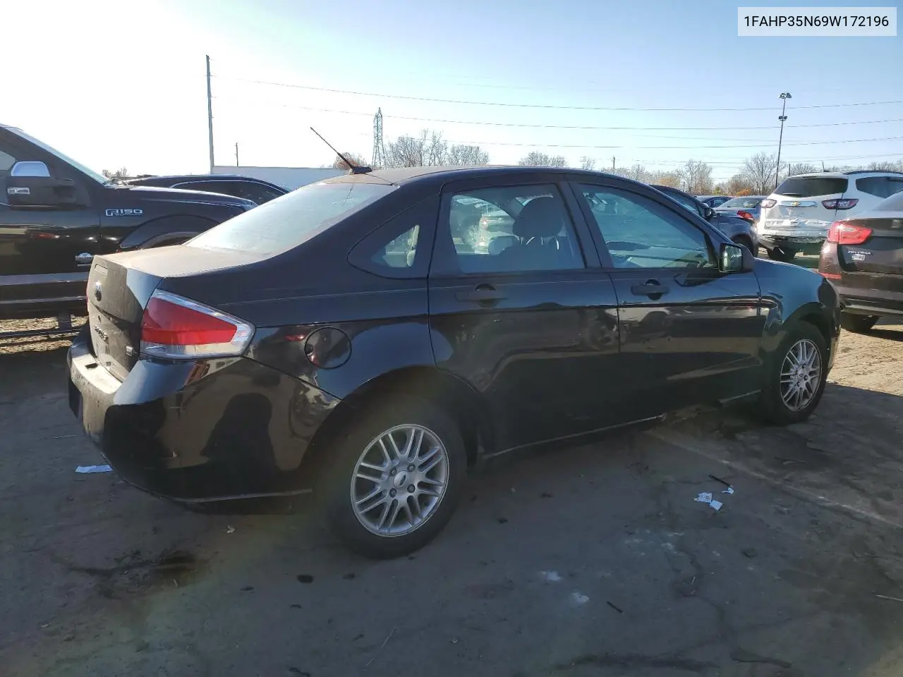 1FAHP35N69W172196 2009 Ford Focus Se