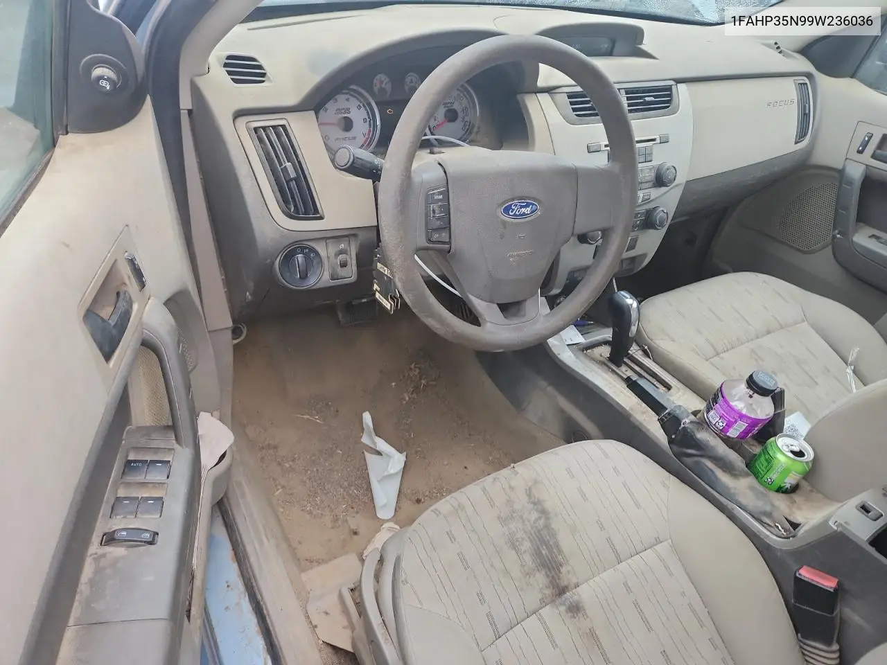 1FAHP35N99W236036 2009 Ford Focus Se