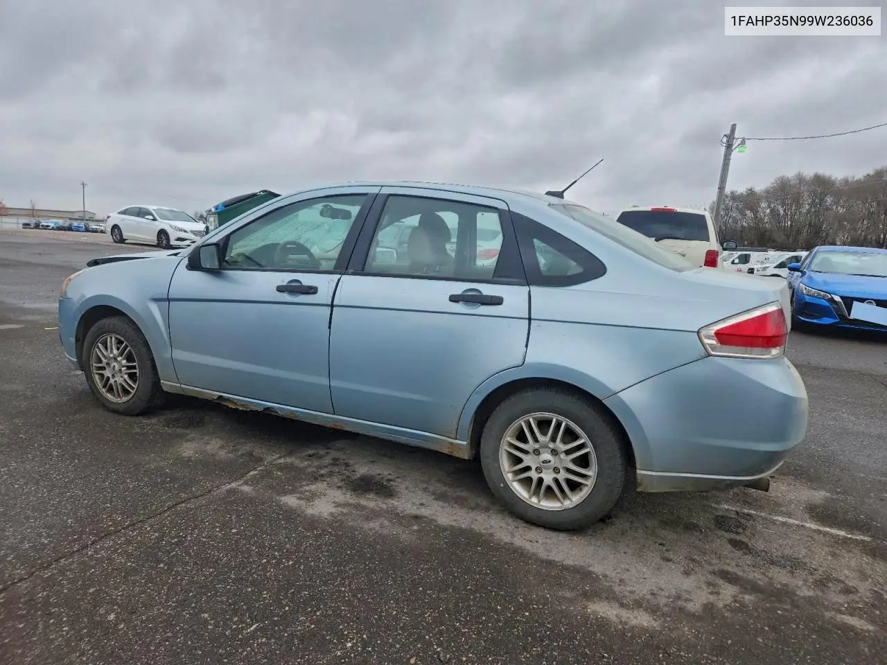 1FAHP35N99W236036 2009 Ford Focus Se