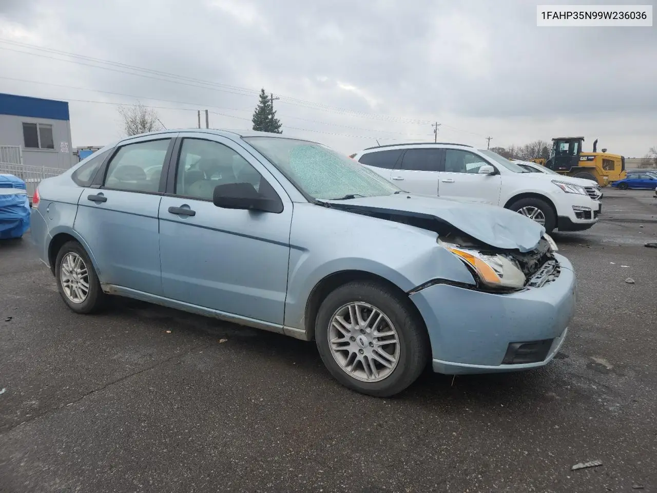 1FAHP35N99W236036 2009 Ford Focus Se