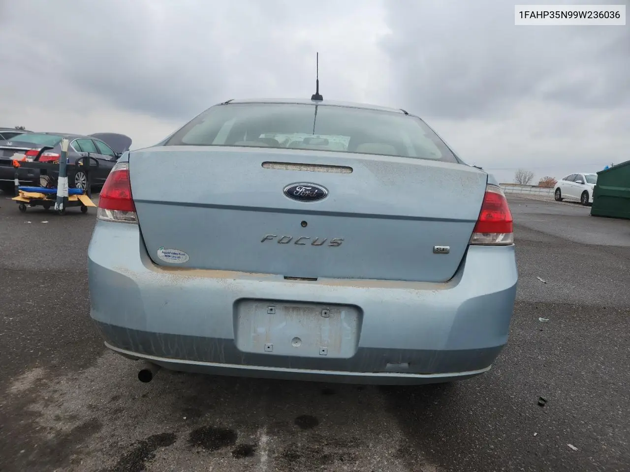 1FAHP35N99W236036 2009 Ford Focus Se